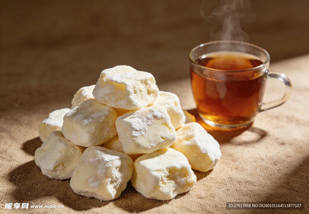 棉花糖配热茶
