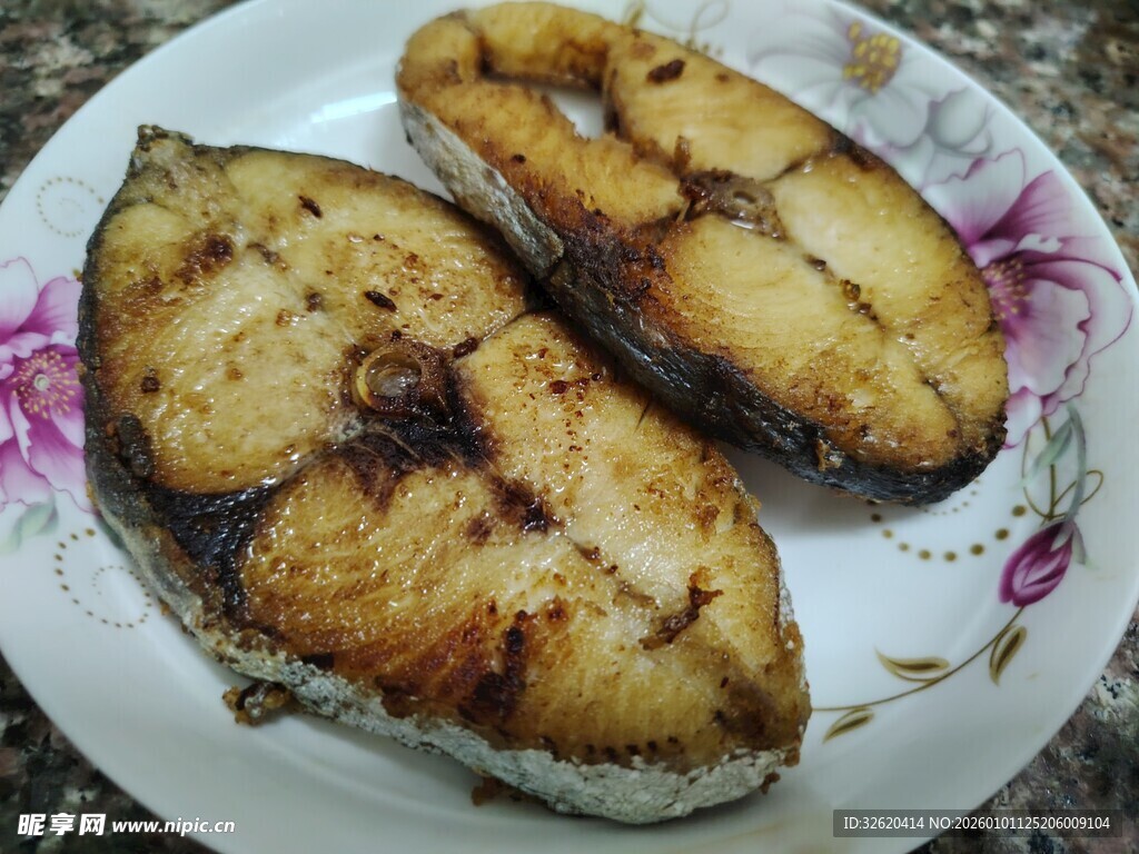 香煎马鲛鱼 