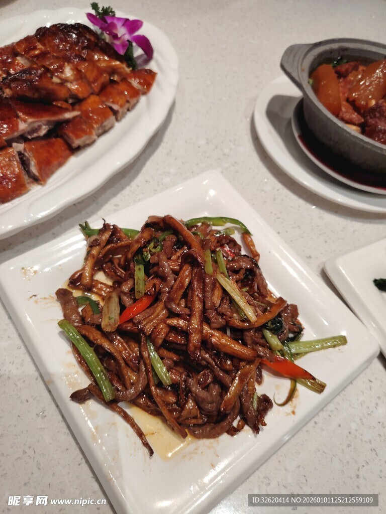 茶树菇炒牛柳