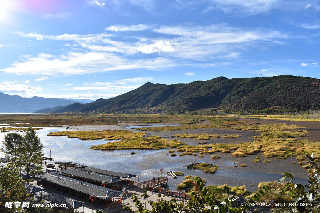 美丽湿地自然风光景色