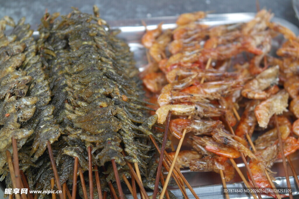 美味烤串 多样食材齐聚