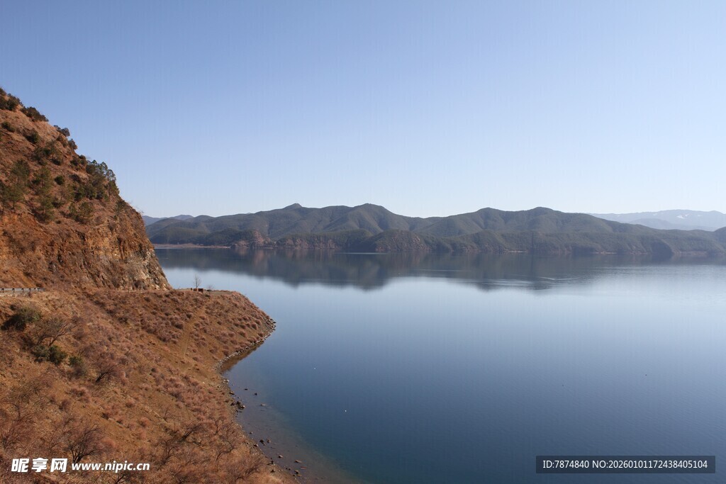 壮丽山水湖景风光