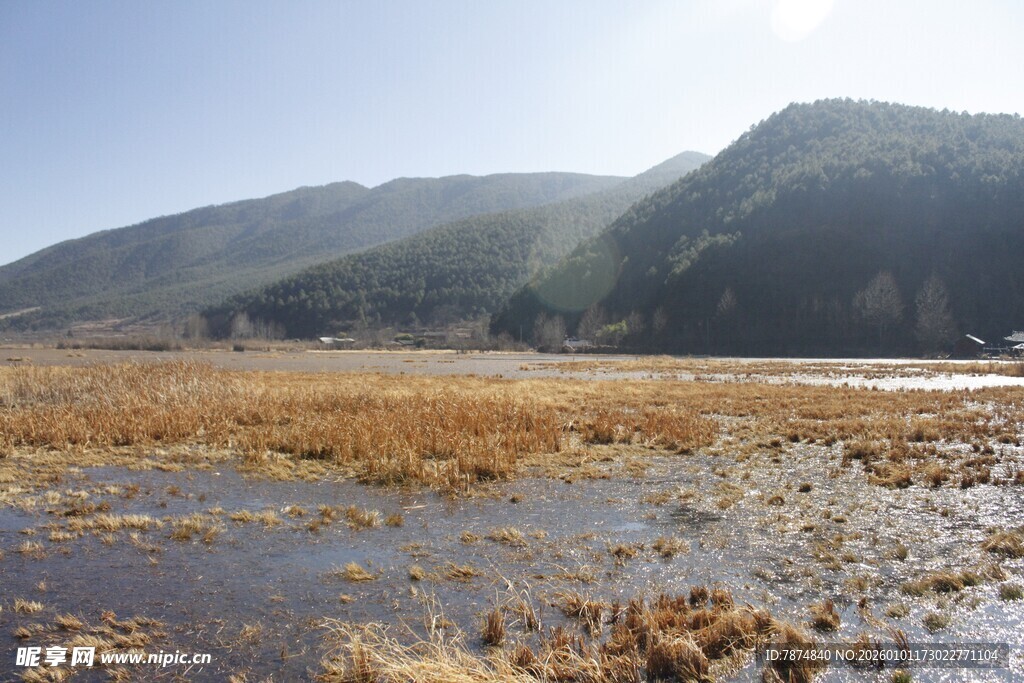 山间湿地风光