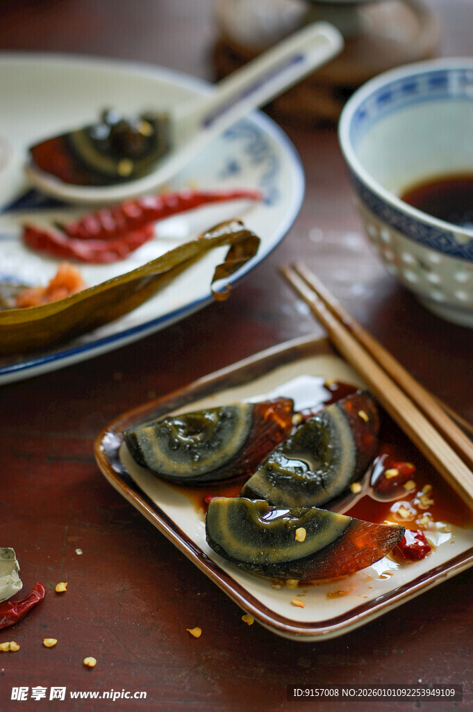 美味特色凉拌皮蛋