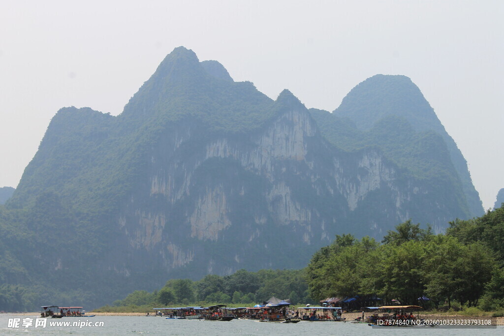 漓江山水风光秀丽景色