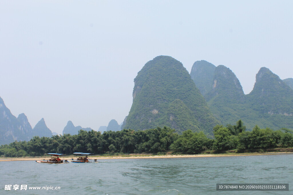 漓江山水风光秀丽景色