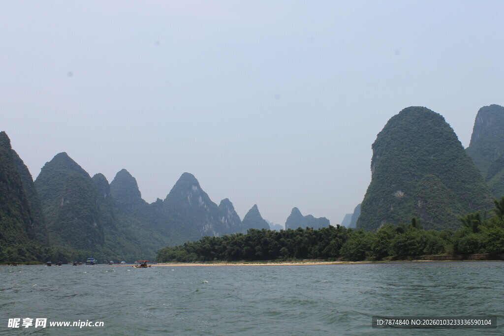 漓江山水风光秀丽景色