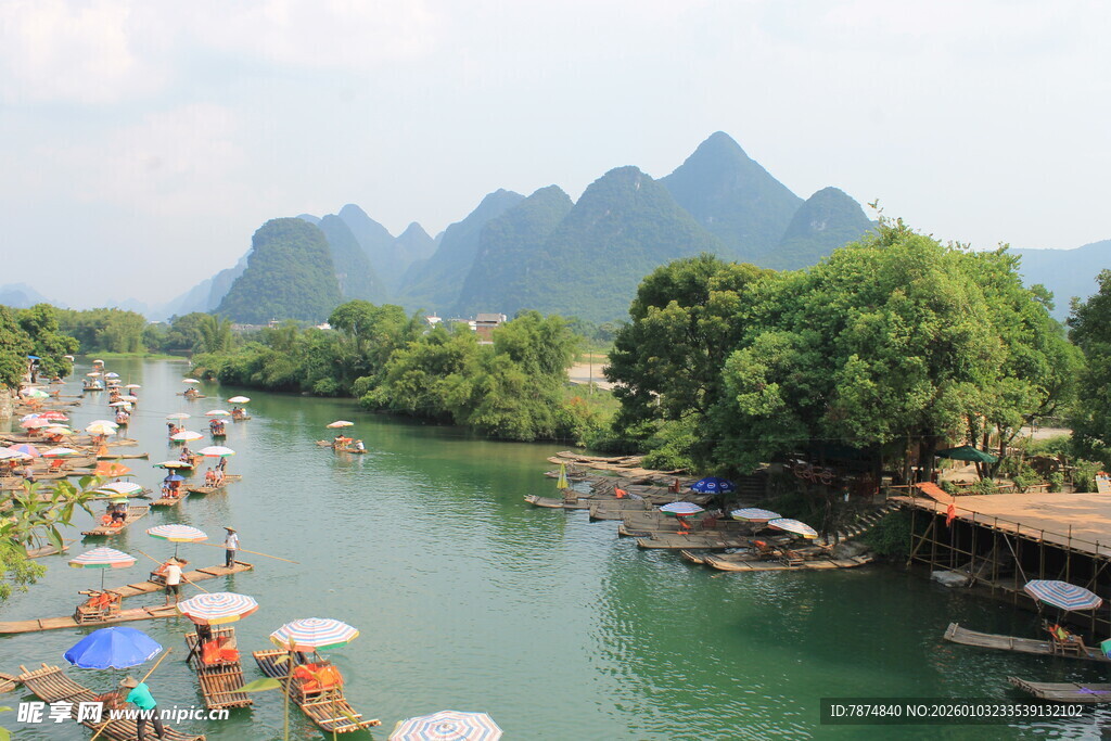 漓江山水风光如画美景