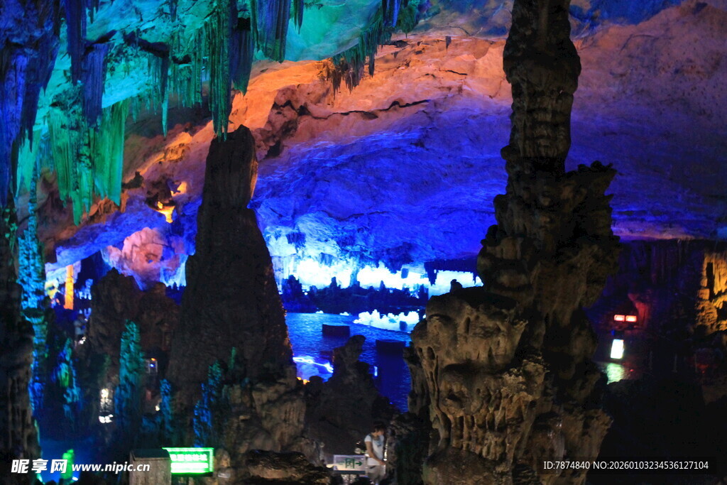 梦幻溶洞景观