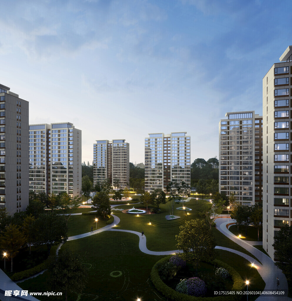 建筑规划效果图