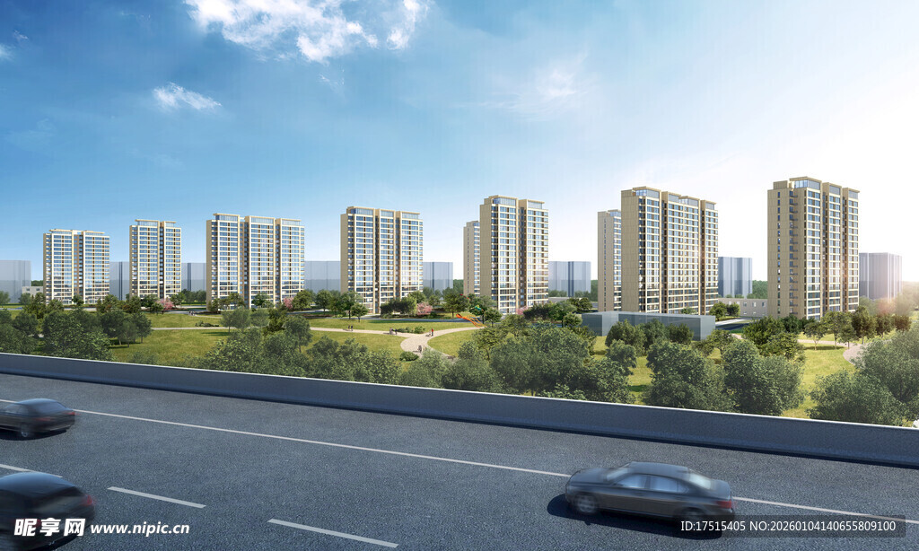 建筑规划效果图