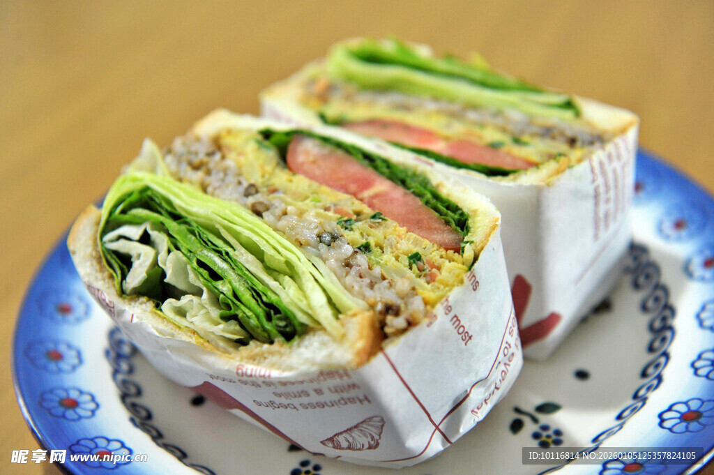 蔬菜三明治
