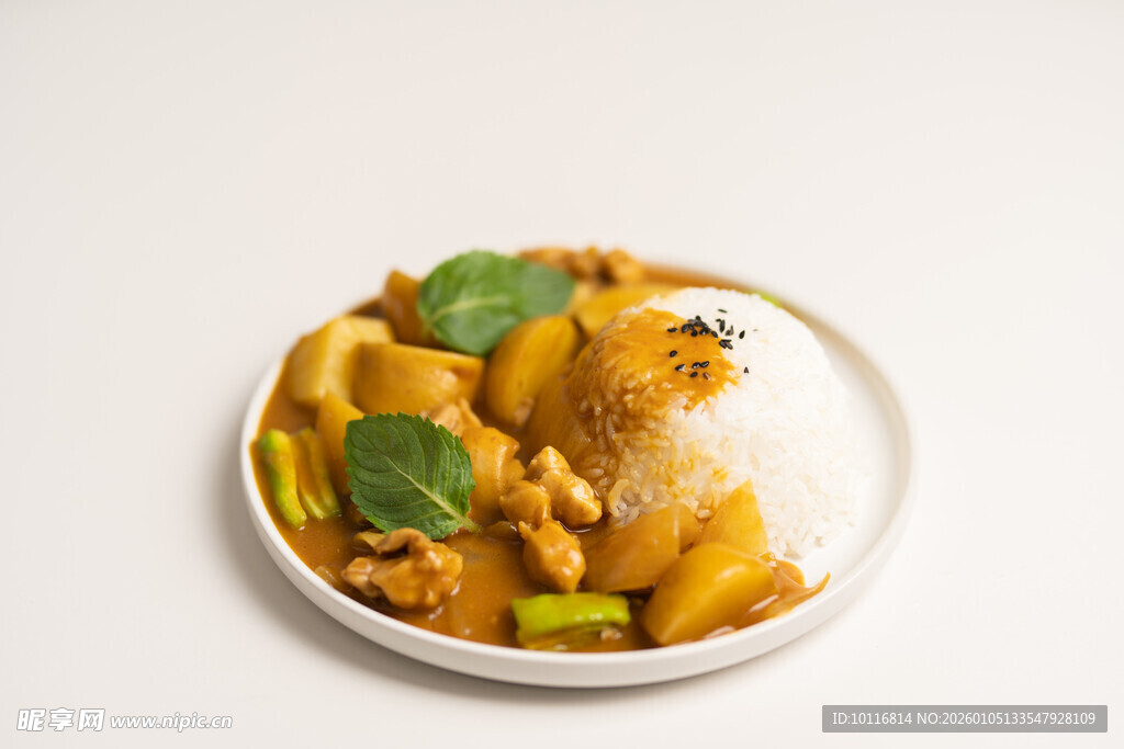 咖喱鸡肉盖饭