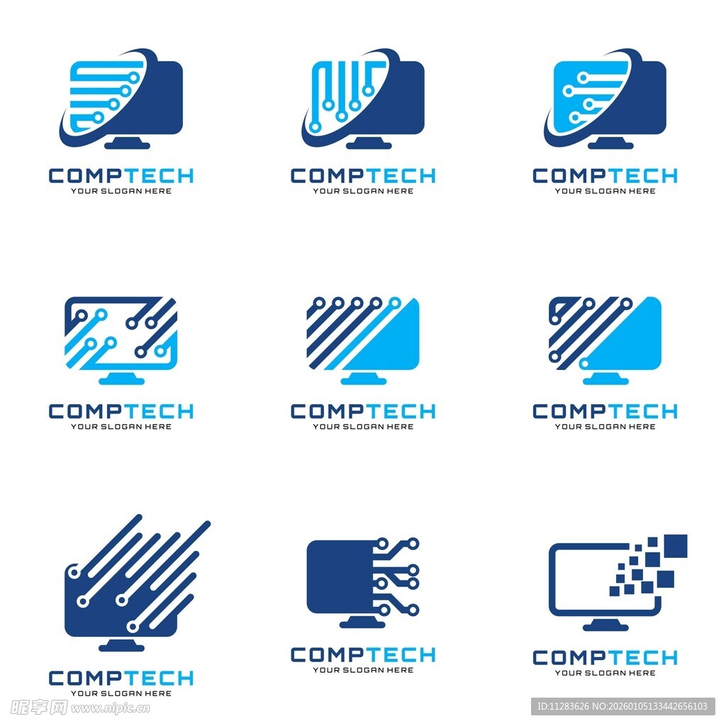 科技公司标志设计集合