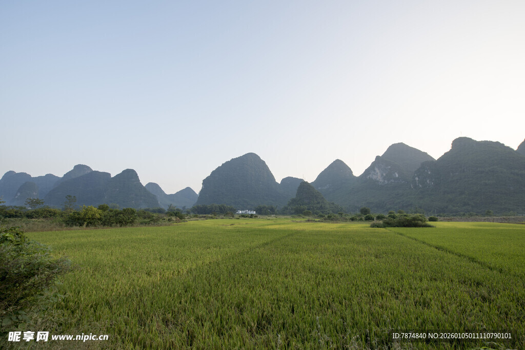 桂林山水田园风光美景