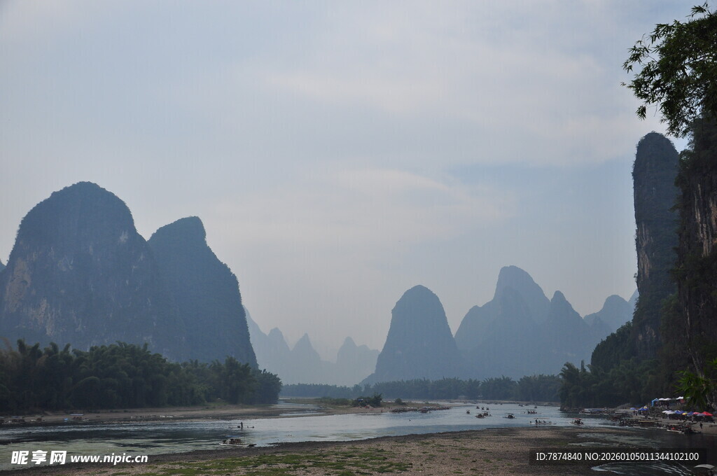 漓江山水秀丽风光
