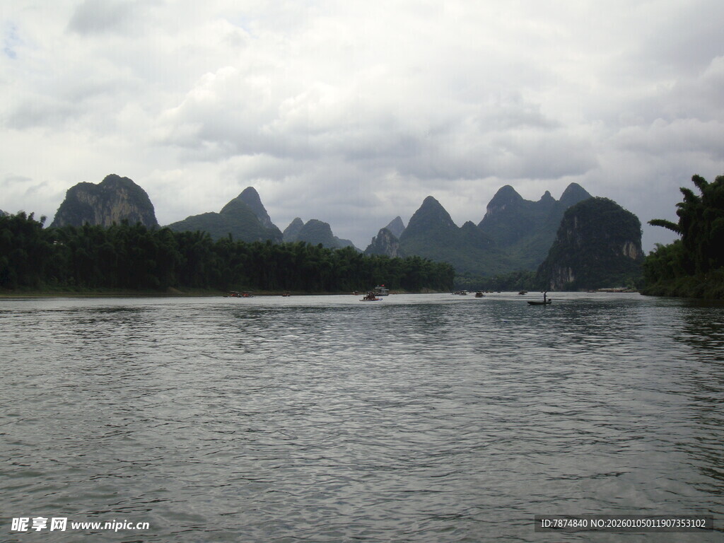 漓江山水风光秀丽景色