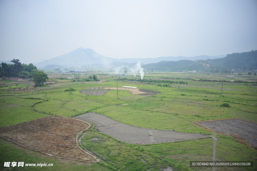 乡村田野风光景色