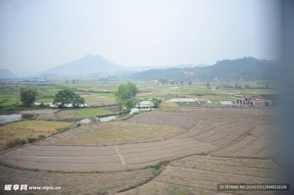 乡村田野风光美景