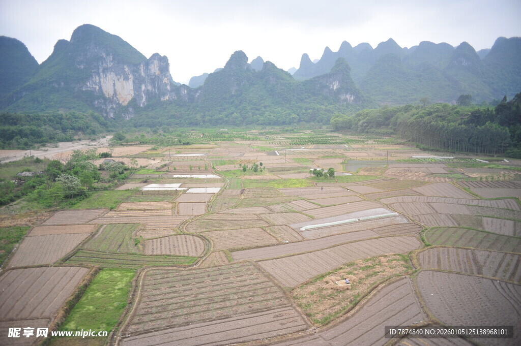 田园山水风光美景