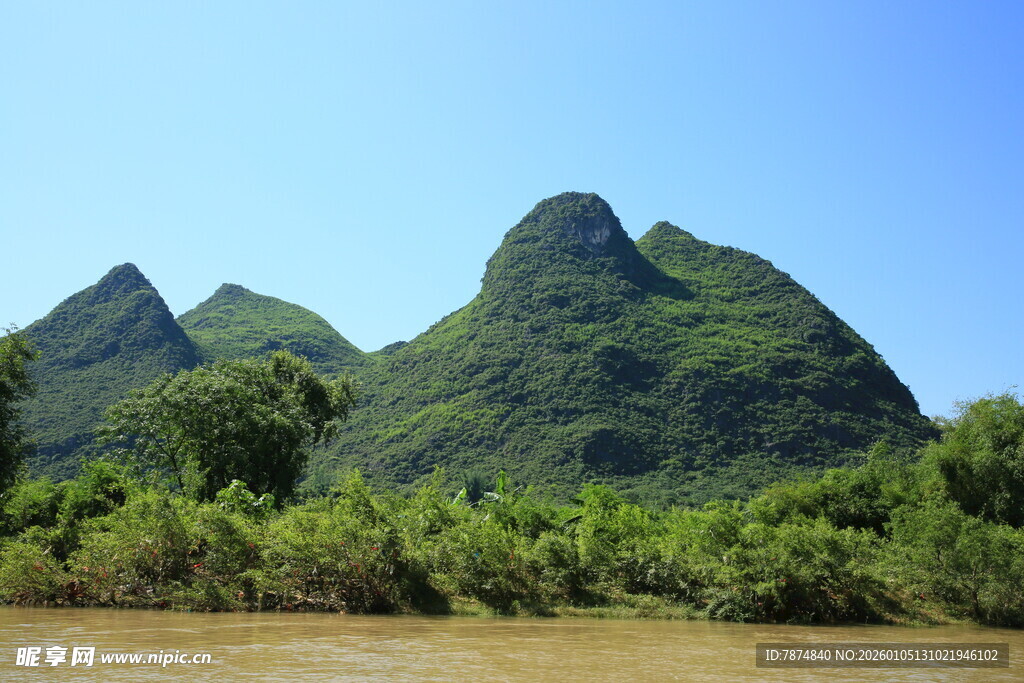 秀丽漓江山水风光