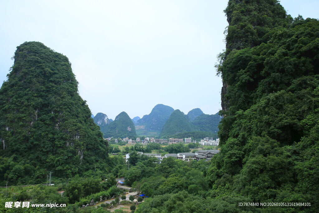 秀丽漓江山水风光