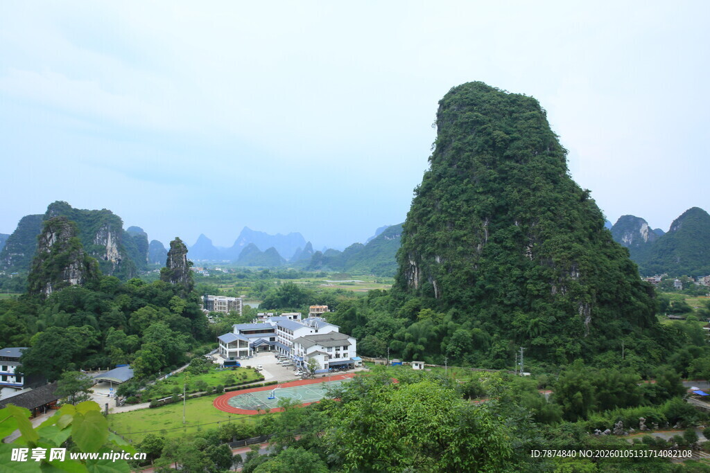 桂林山水田园风光美景