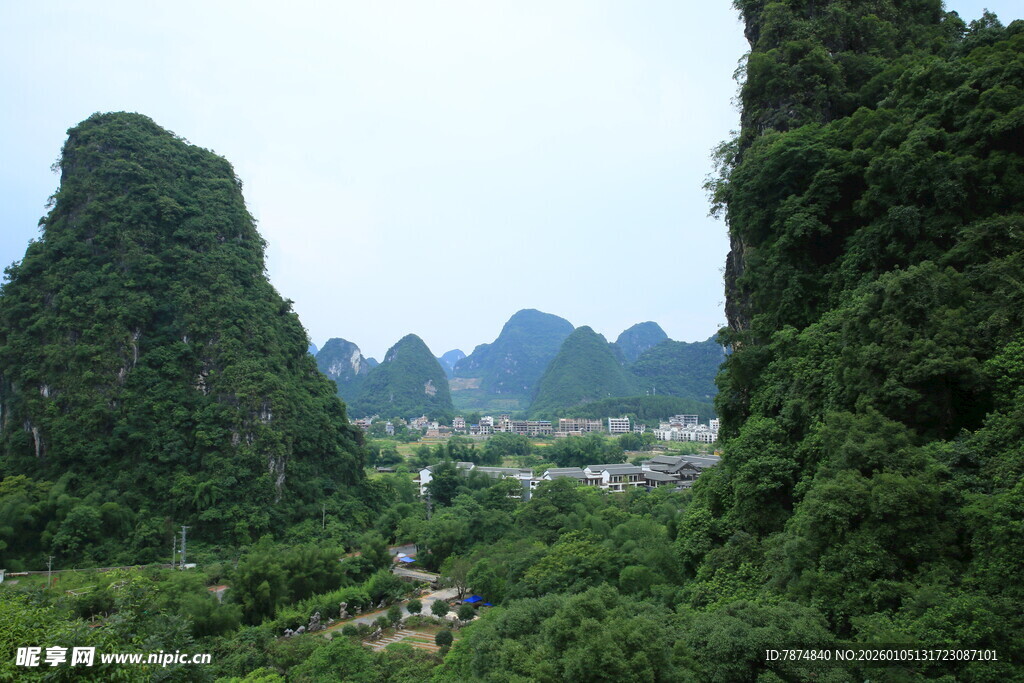 桂林山水秀丽风光景色