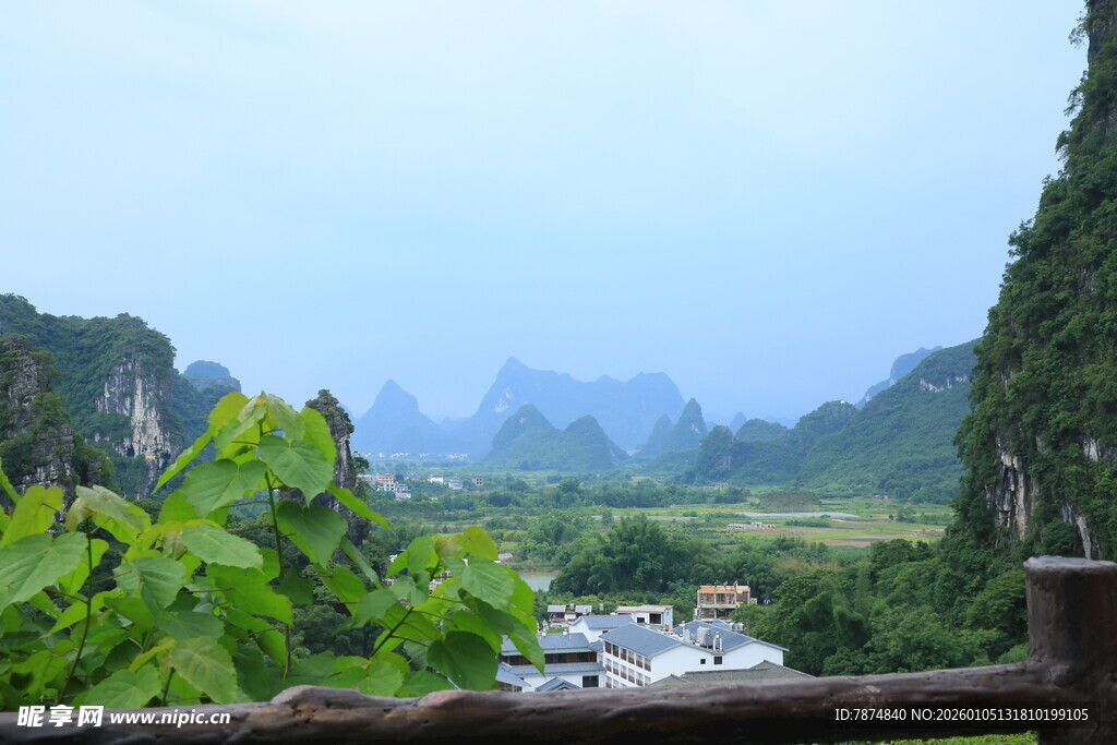 秀丽山水田园风光景致