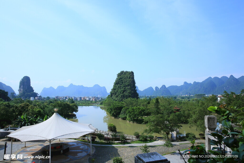 桂林山水田园风光美景