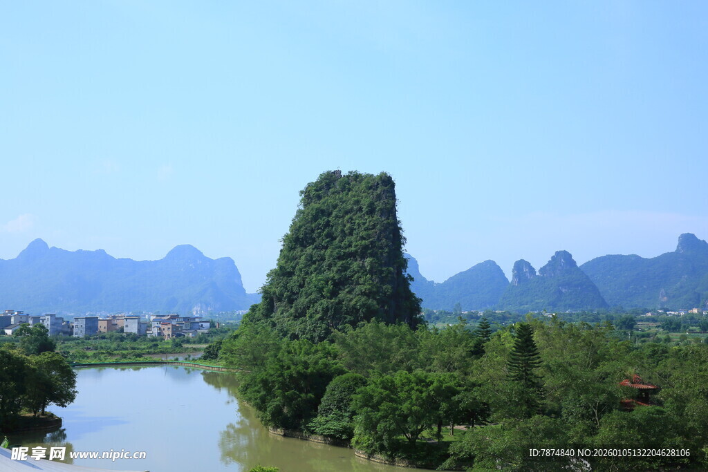 桂林山水秀丽风光