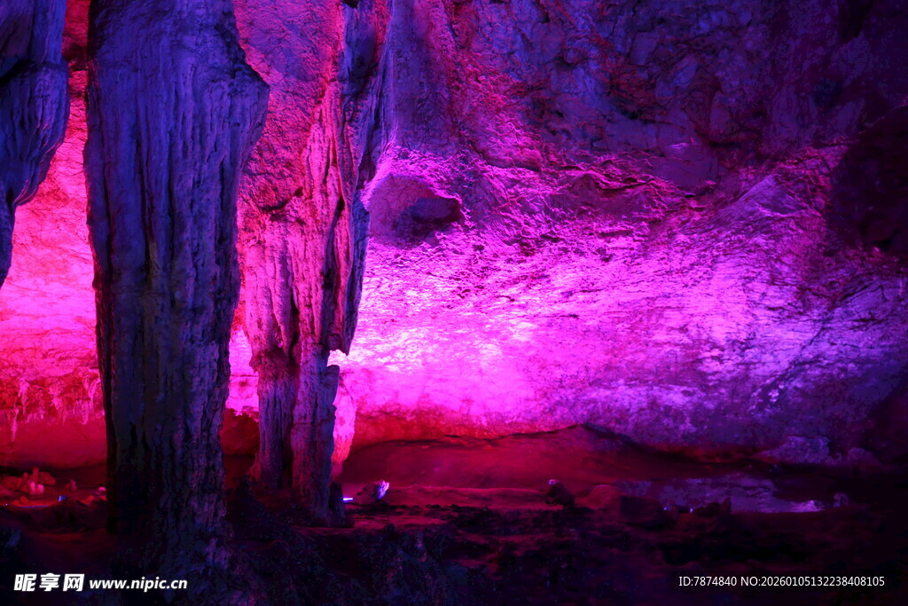 梦幻溶洞景观