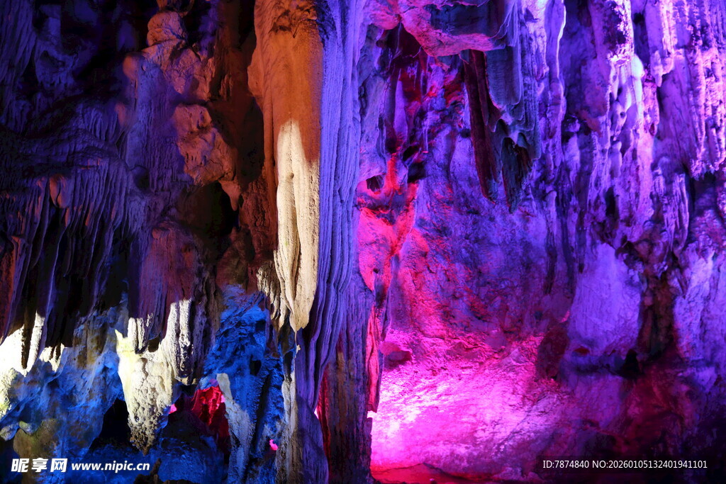 梦幻溶洞景观