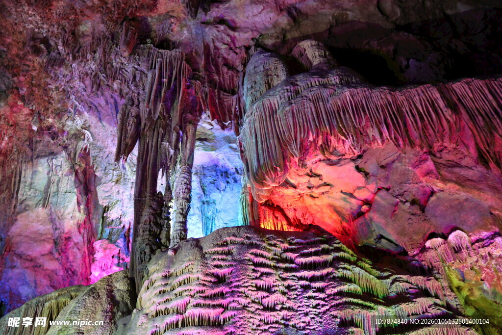 梦幻溶洞景观