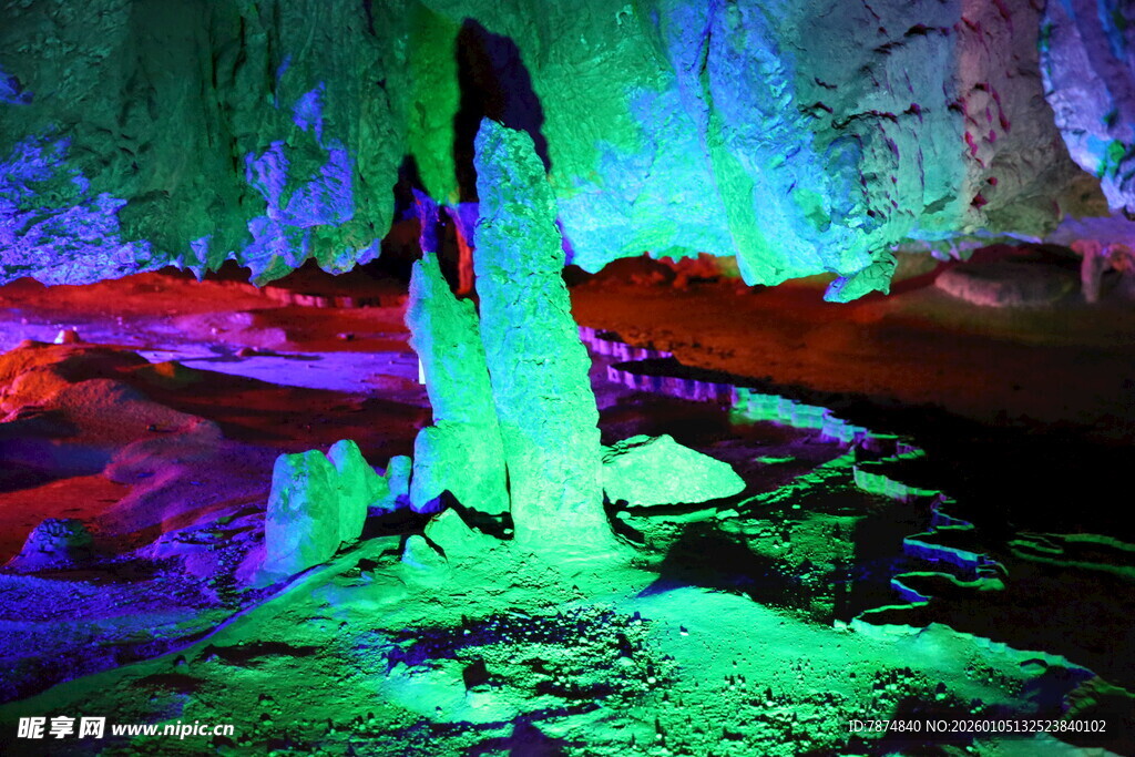梦幻溶洞景观