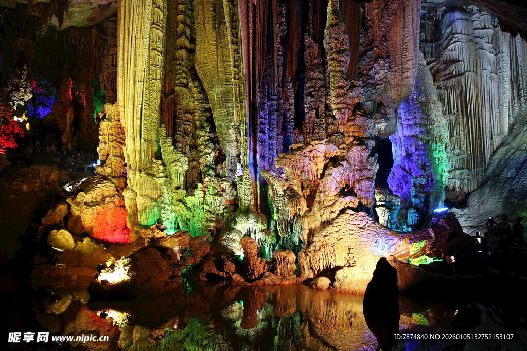 梦幻溶洞景观 绚丽多姿