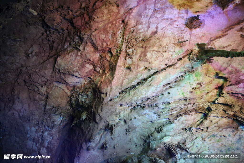 抽象多彩纹理艺术图案