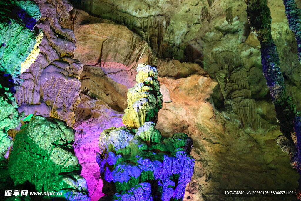 梦幻溶洞景观