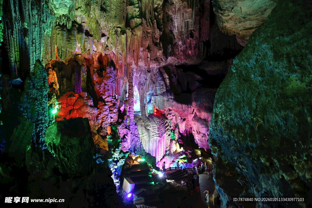 梦幻溶洞景观赏
