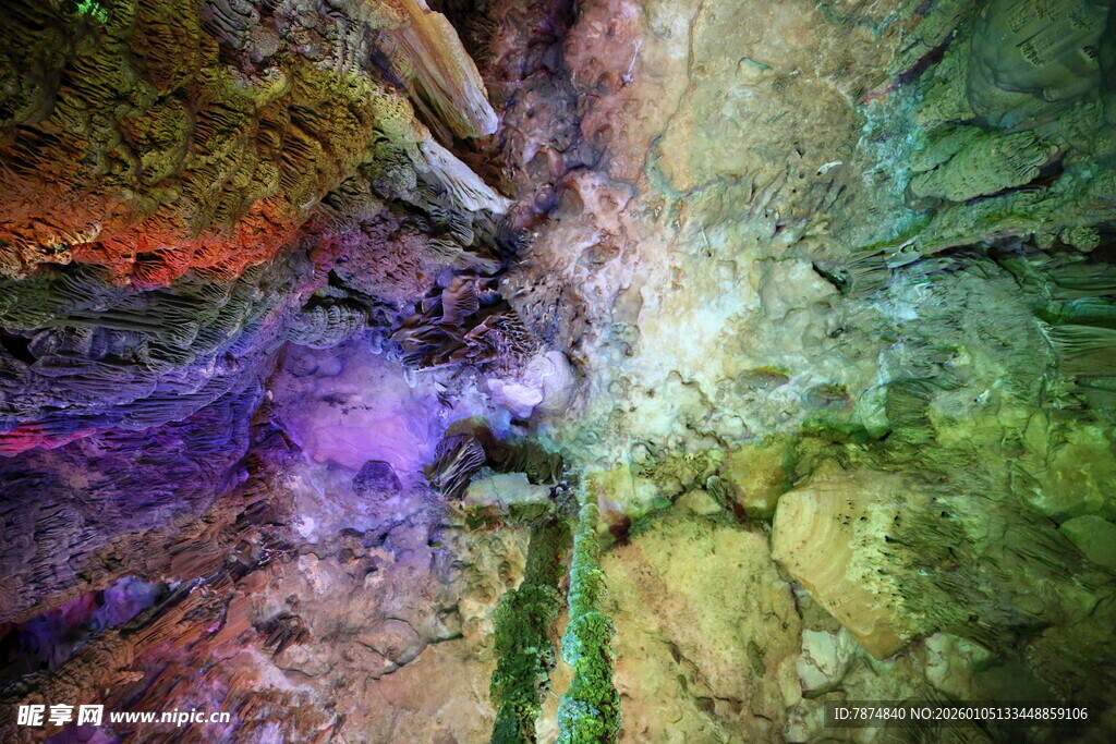 奇幻多彩抽象纹理图案