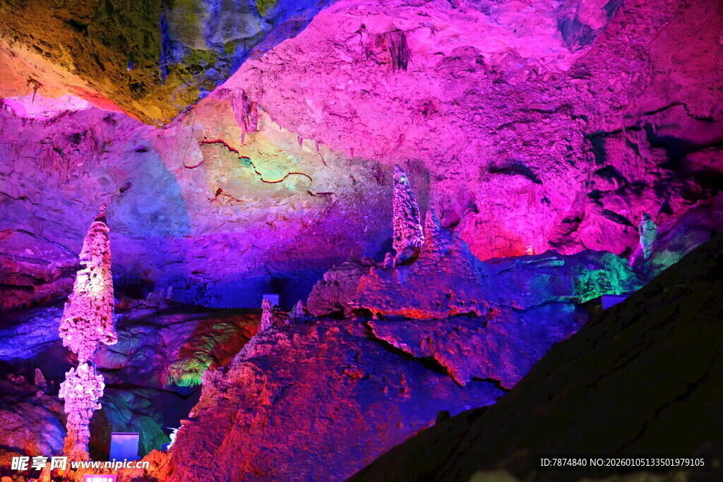 梦幻溶洞景观