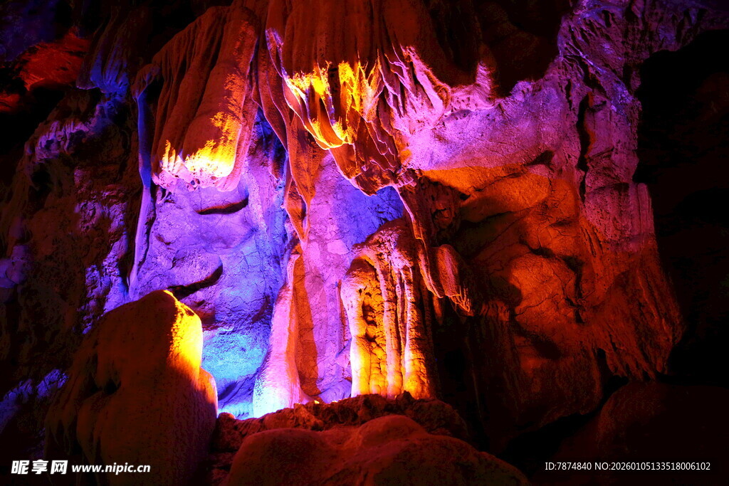 梦幻溶洞景观