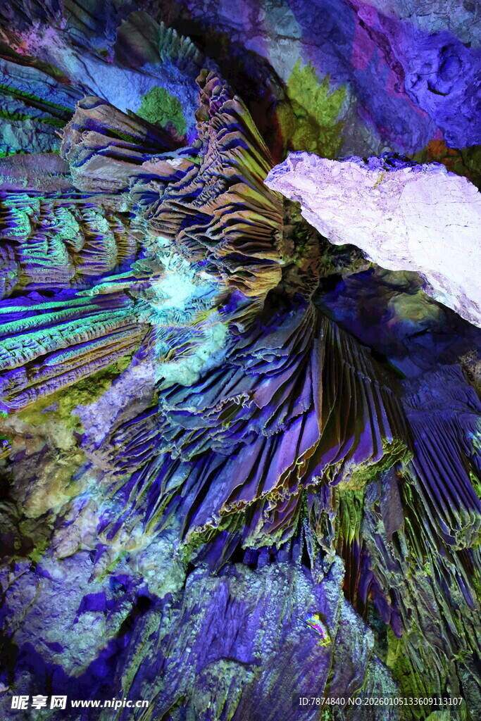 梦幻色彩抽象纹理图案