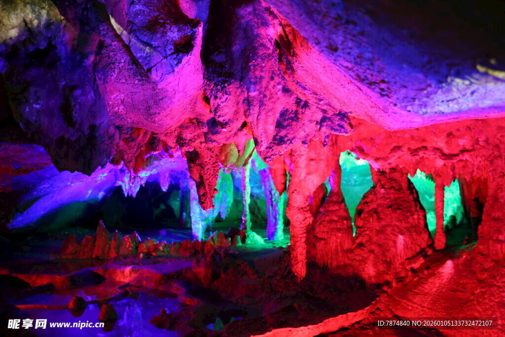 梦幻溶洞景观