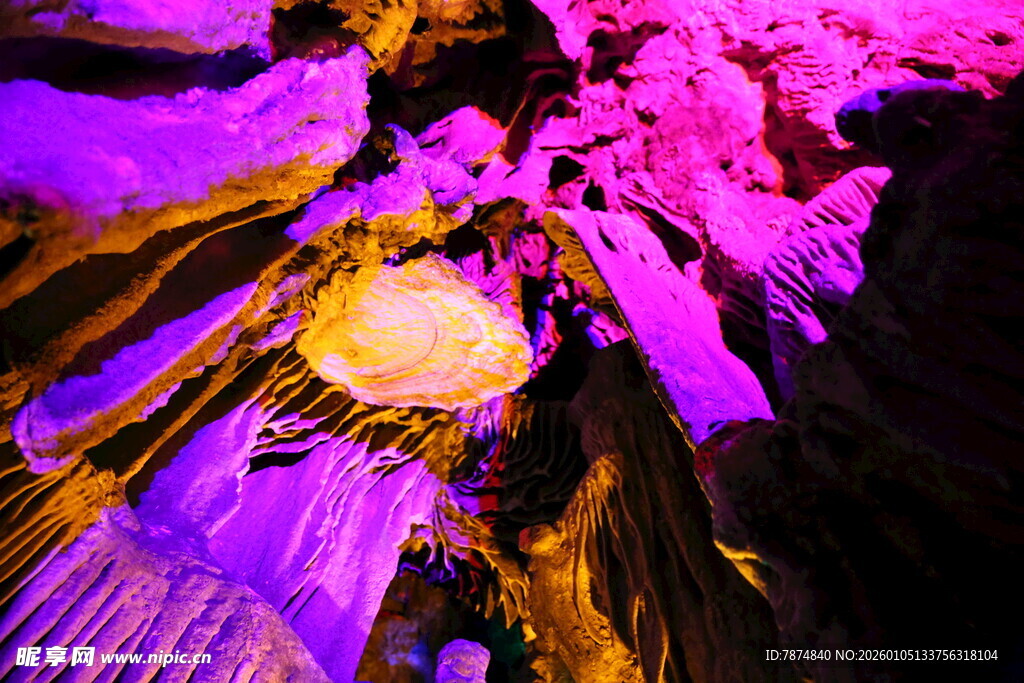 梦幻溶洞景观