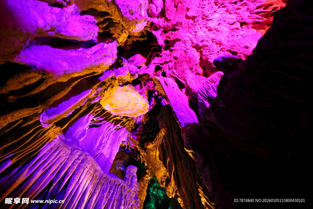 梦幻灯光秀场景