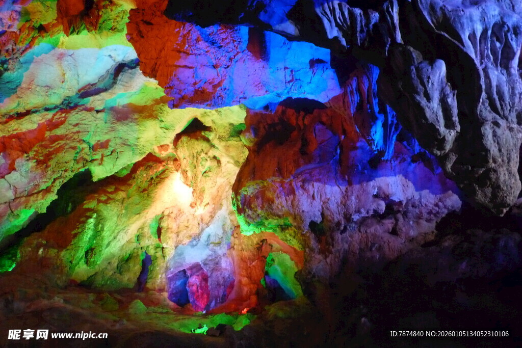 梦幻溶洞景观