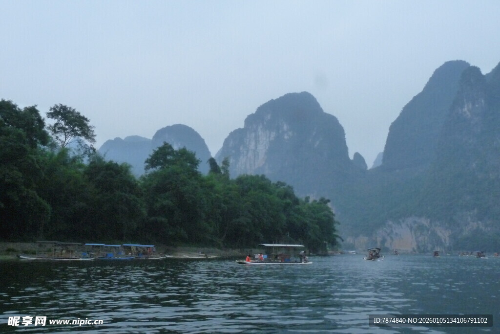漓江山水风光秀丽景色