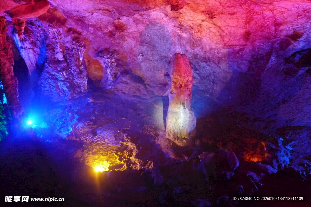 梦幻溶洞景观
