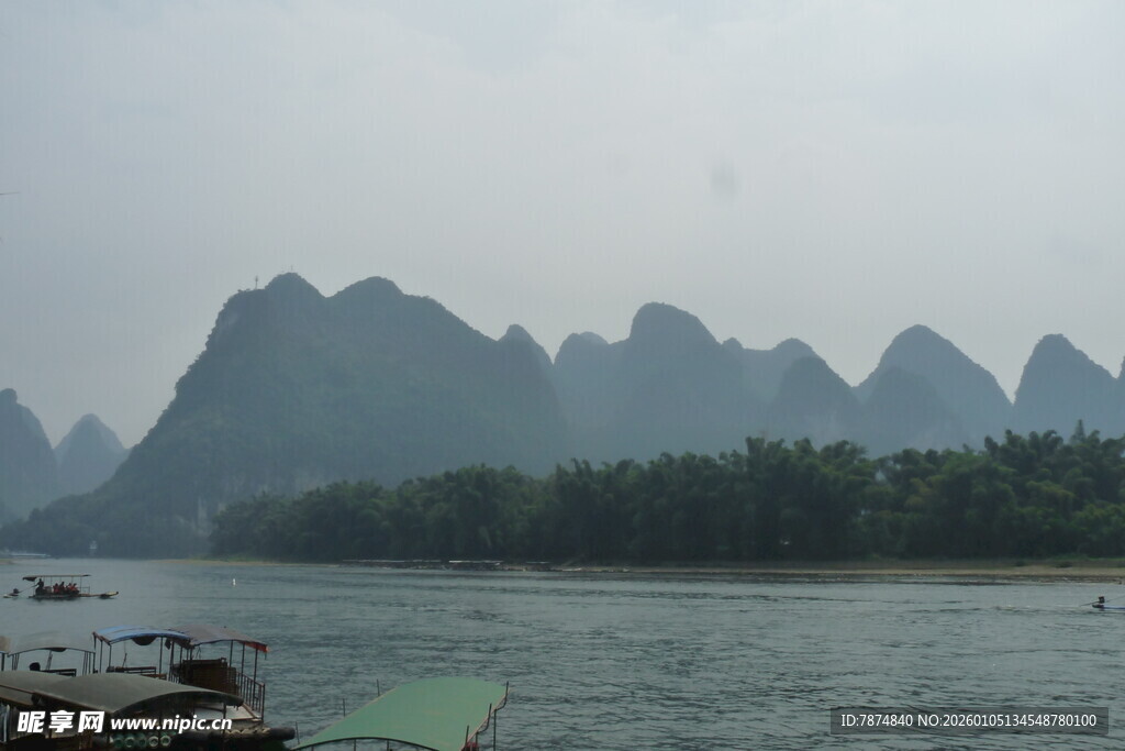漓江山水风光秀丽景色